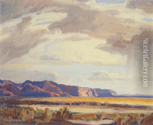 The Painted Desert Oil Painting - Carl Oscar Borg