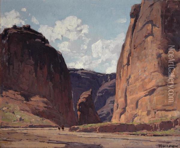 Canyon Gateway Oil Painting - Edgar Alwin Payne