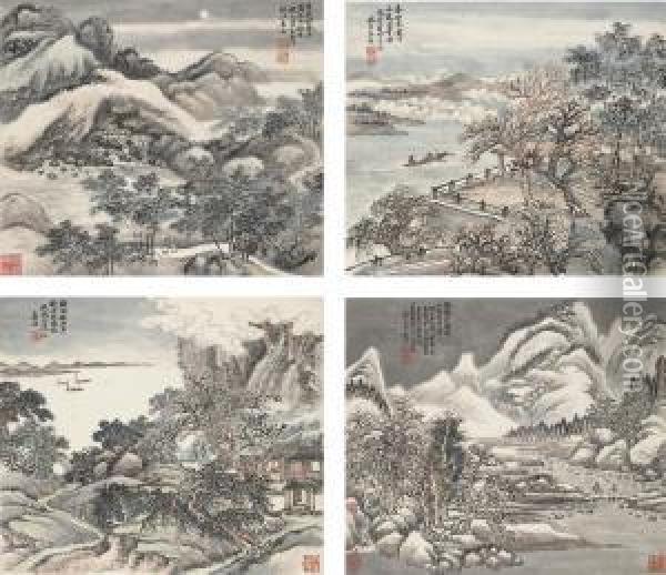Landscapes In Jiangnan Oil Painting - Jiang Yun