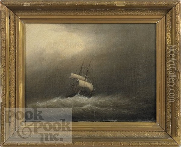Storm Scene Oil Painting - Clement Drew