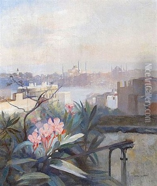 Istanbul Oil Painting - Paul Alexandre Alfred Leroy