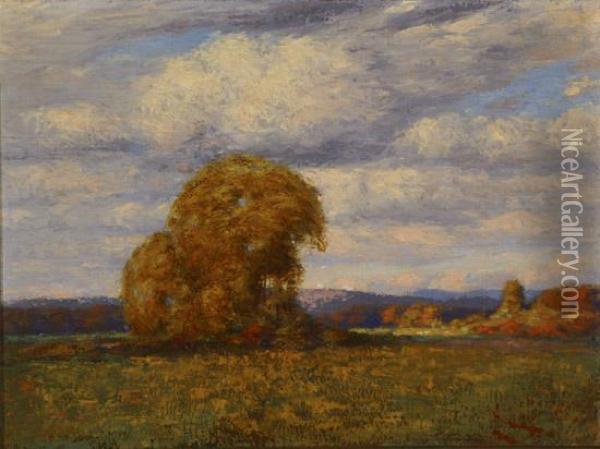 Connecticut Rural Landscape Oil Painting - Will Hutchins