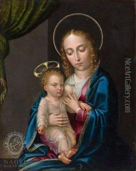 Thevirgin And Child Oil Painting - Gerard David