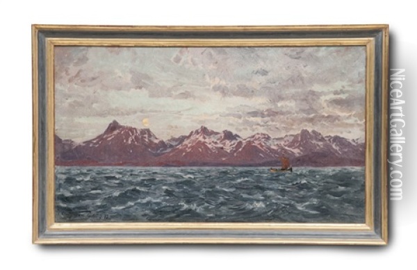 Carlso (karlsinseln/karlsoarna Vor Gotland) Oil Painting - Carl Saltzmann