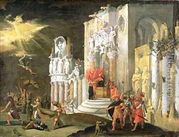 The Martyrdom of St Catherine Oil Painting - Monsu Desiderio