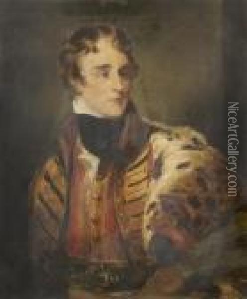Portrait Of An Officer Oil Painting - Sir Thomas Lawrence