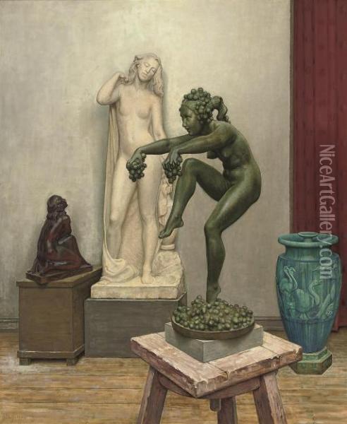 Idylls Of Rome Oil Painting - Wilhelm Andersen