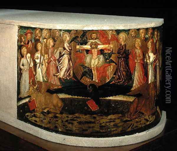 Triumph of Eternity, inspired by Triumphs by Petrarch 1304-74 Oil Painting - Giovanni di ser Giovanni Guidi (see Scheggia)