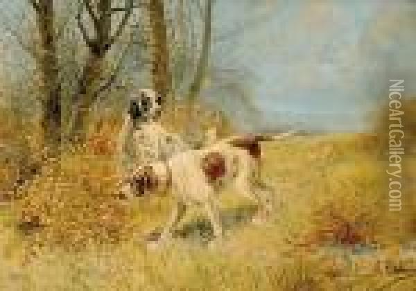 The Hunt Oil Painting - Eugene Petit