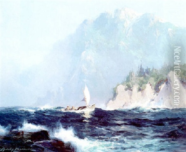 Cape St. Elias Oil Painting - Sydney Mortimer Laurence