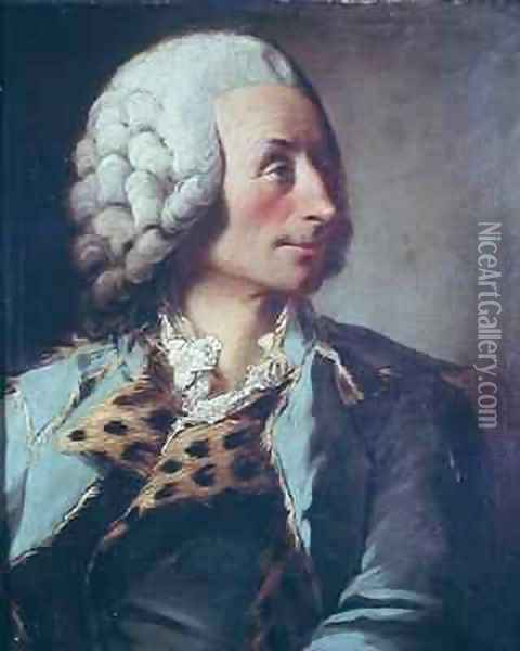 Portrait of Claude Nicolas Le Cat 1700-68 Oil Painting - N. Dupont
