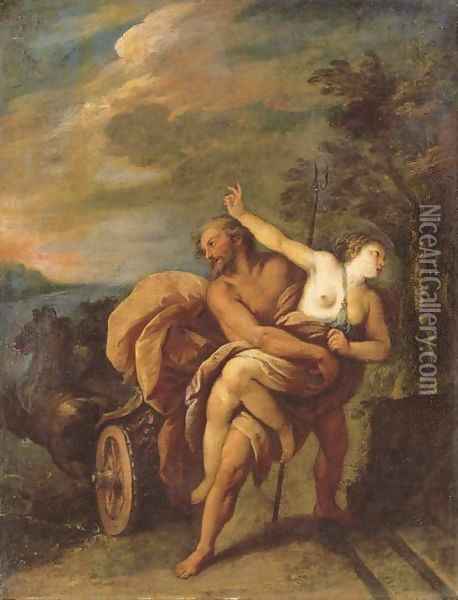 The Rape of Proserpine Oil Painting - Carlo Francesco Nuvolone