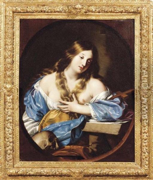 Santa Maria Maddalena Oil Painting - Niccolo Renieri (see Regnier, Nicolas)