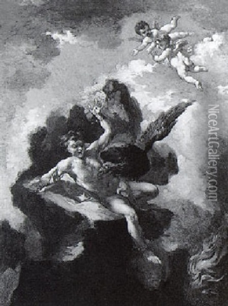 Prometheus Oil Painting -  Parmigianino (Michele da Parma)
