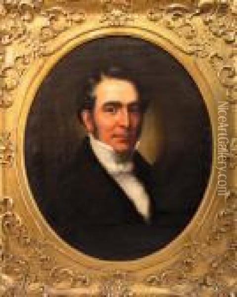 Portrait Of Winthrop Bronson Oil Painting - John Trumbull