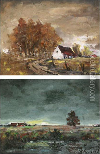 Landscape Oil Painting - Theo Bogaert
