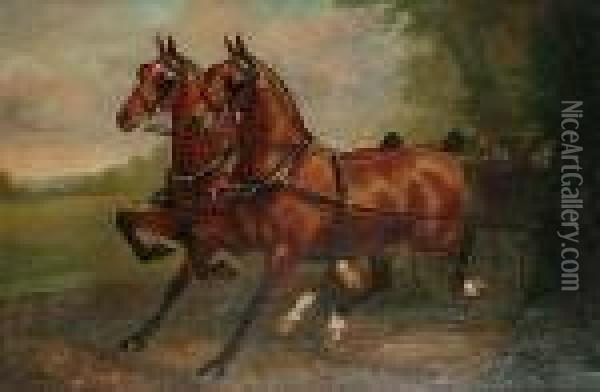Hopwood Spark And Hopwood Horace Oil Painting - Herbert Jones