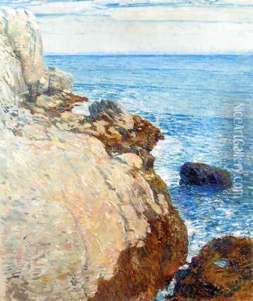 The East Headland, Appledore Oil Painting - Childe Hassam