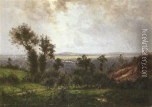 Paysage En Ete Oil Painting - Gustave Eugene Castan