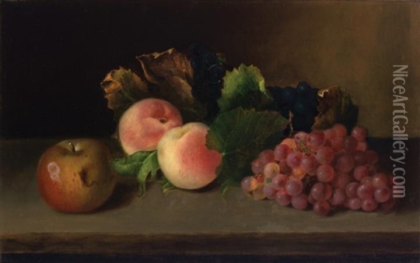 Still Life With Fruit Oil Painting - Mary Jane Peale