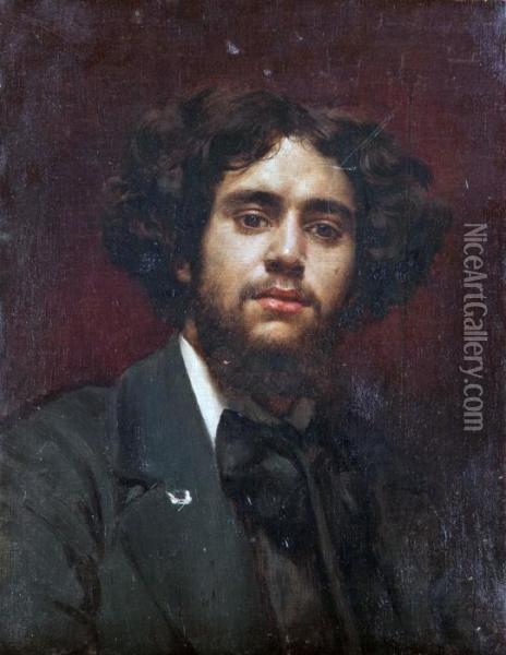 Portrait D'homme Oil Painting - Paul Jean Marie Sain