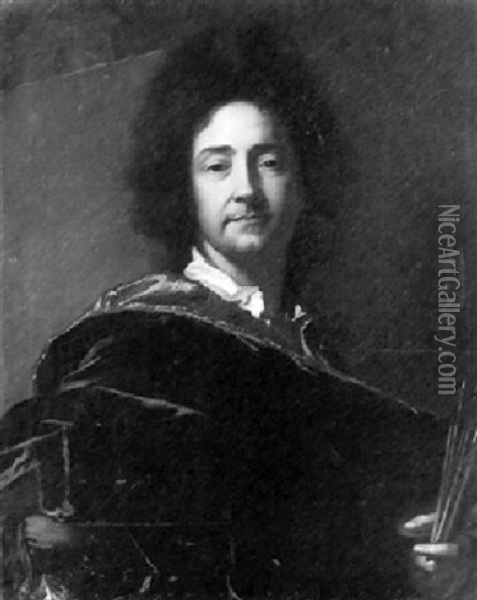 Portrait De Rigaud Oil Painting - Hyacinthe Rigaud