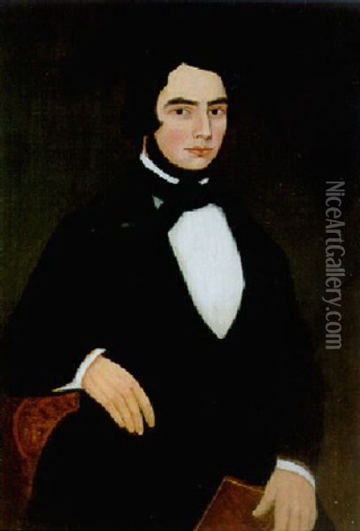 Portrait Of James Pierce Oil Painting - Noah North