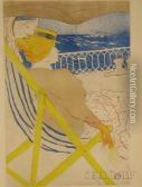 La Passagere Du 54 Oil Painting - Henri De Toulouse-Lautrec