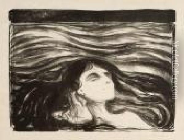 Untitled Oil Painting - Edvard Munch