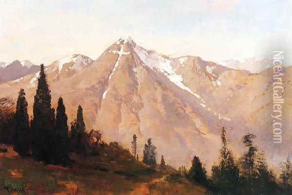 Mountain of the Holy Cross Oil Painting - Thomas Hill