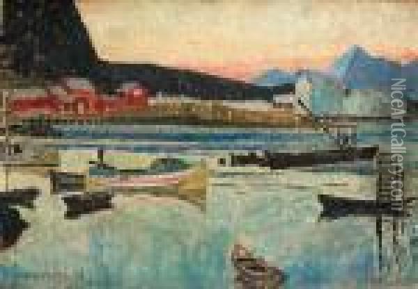 Nordland Oil Painting - Carl Wilhelmson