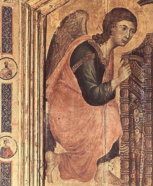 Rucellai Madonna (detail 2) 1285 Oil Painting - Duccio Di Buoninsegna