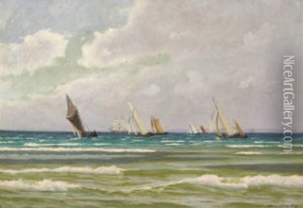 Marine Oil Painting - Alfred Olsen