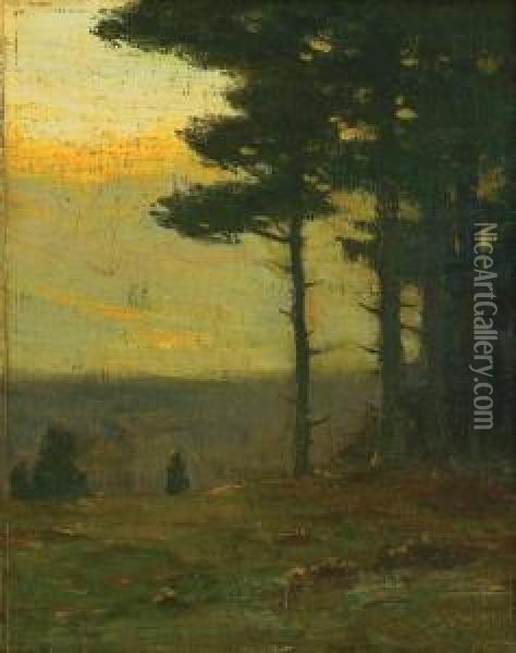 Afterglow Oil Painting - Charles Warren Eaton
