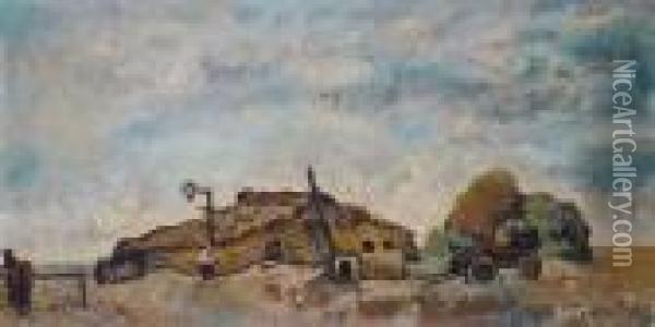 The Fields Of Kherson Oil Painting - Issachar ber Ryback