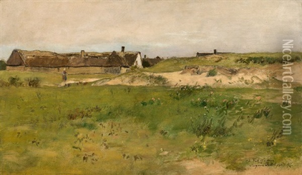 A Cottage In France Oil Painting - Eugen Jettel