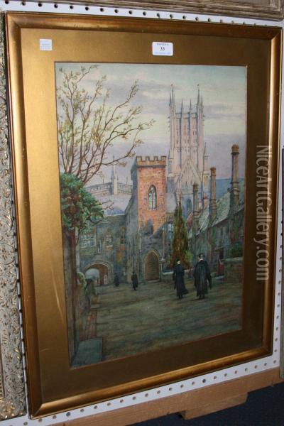 The Vicar Oil Painting - Andrew Benjamin Donaldson