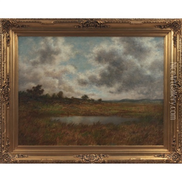 March Landscape Oil Painting - Gardner Arnold Reckard