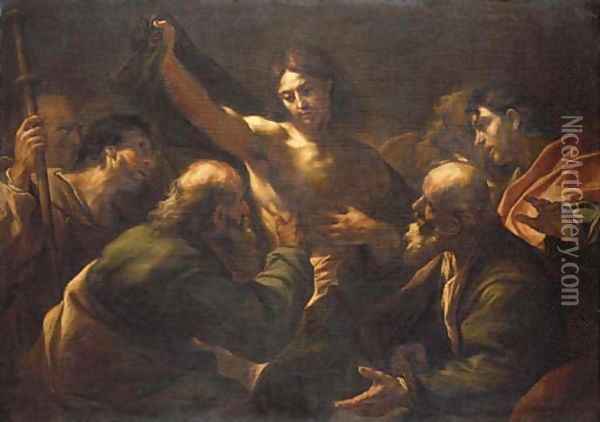 The Incredulity of Saint Thomas Oil Painting - Giovan Battista Beinaschi