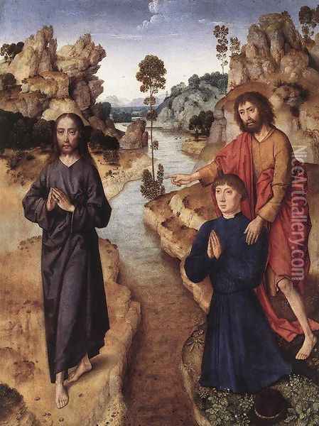 Ecce agnus Dei 1462-64 Oil Painting - Dieric the Elder Bouts