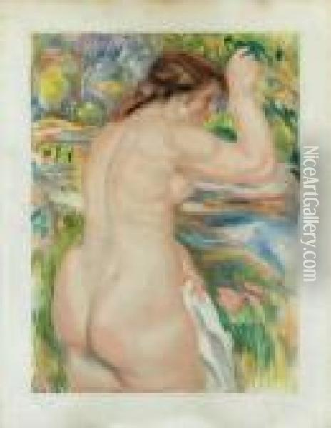 Nu, 1923-1924 Oil Painting - Pierre Auguste Renoir