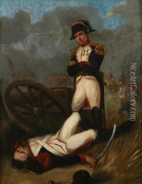 Le Soldat Mort Oil Painting - Jean-Louis-Ernest Meissonier