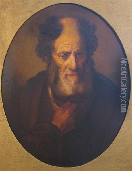 Portrait Of A Monk Oil Painting - Rembrandt Van Rijn