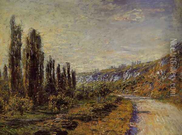 The Road From Vetheuil Oil Painting - Claude Oscar Monet