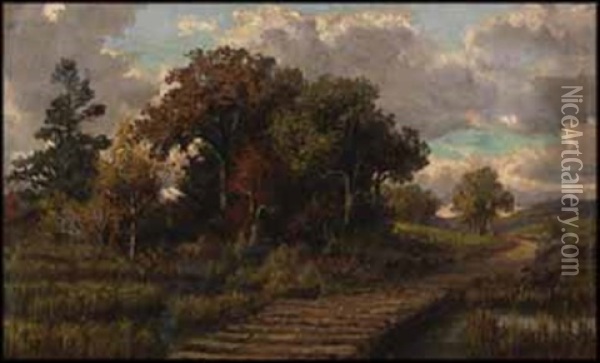 Landscape Oil Painting - Thomas Mower Martin