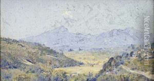 Como - Chiasso (valley Of Chiasso) Oil Painting - Tom Roberts