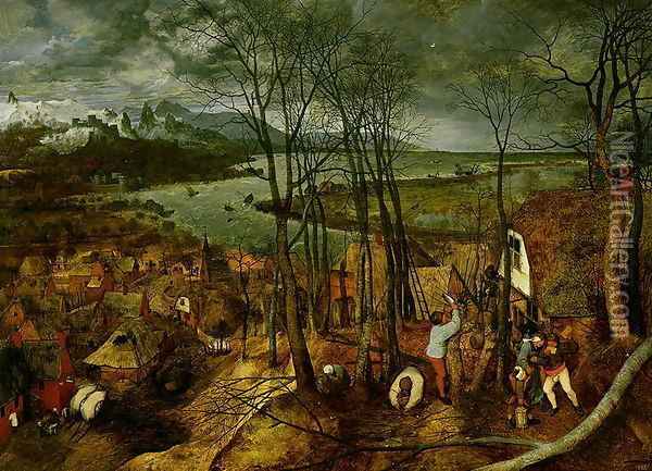 The Gloomy Day Spring 1559 Oil Painting - Jan The Elder Brueghel