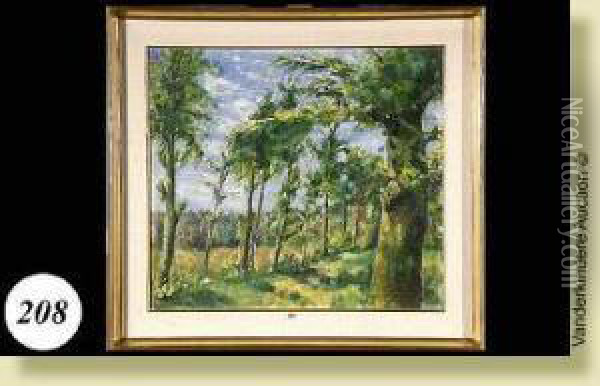 Paysage Oil Painting - Charles Dehoy