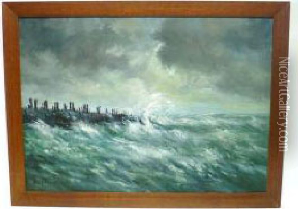 Mer Du Nord Oil Painting - John Philipp