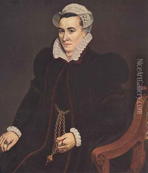 Portrait of a Woman Oil Painting - Frans, the Elder Pourbus